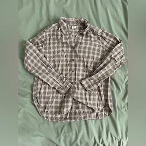 Plaid light-weight button down (Uniqlo)